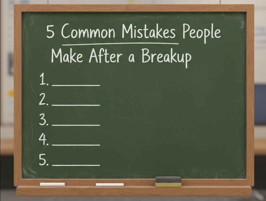 5 Common Mistakes People Make After a Breakup