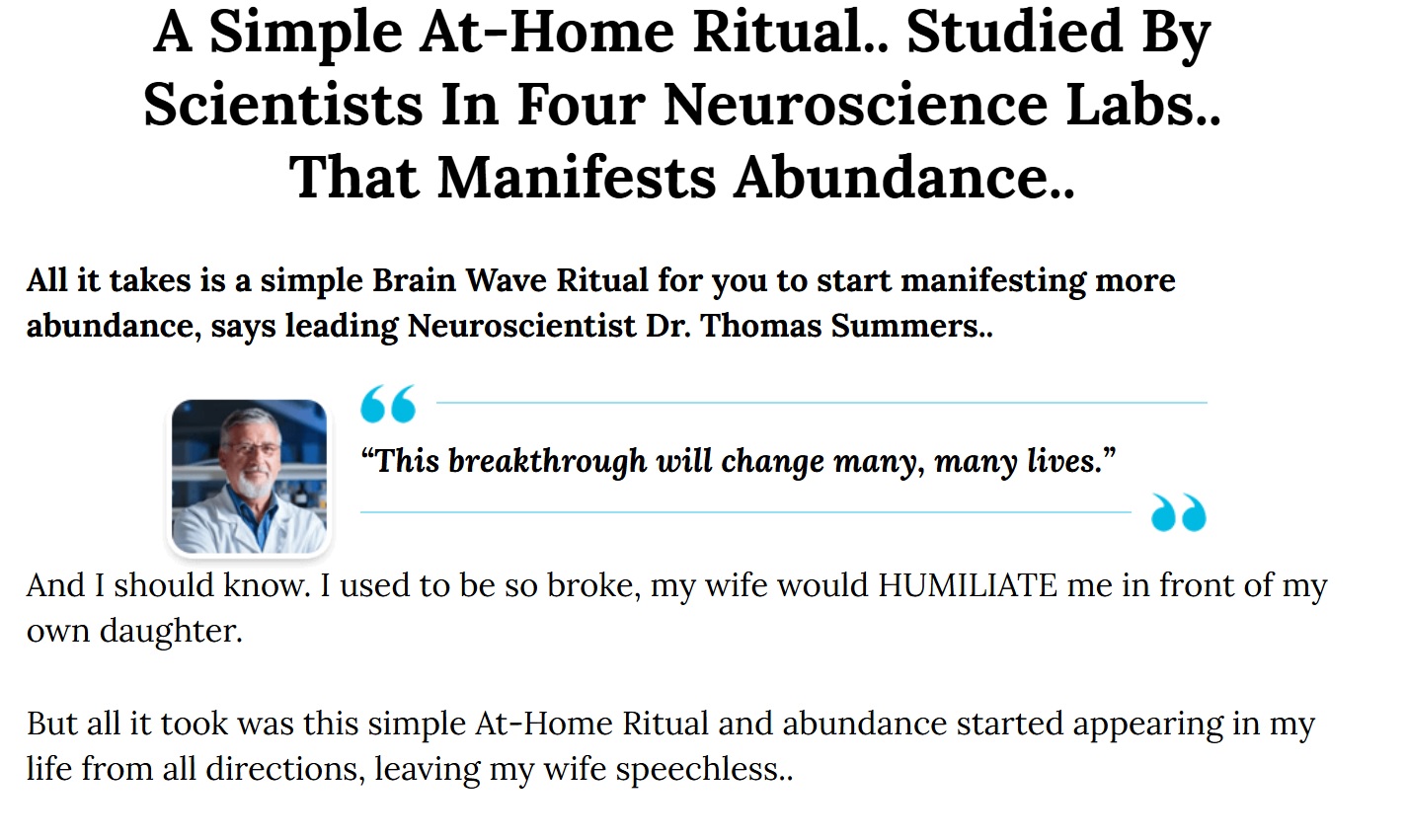 Billionaire Brainwave