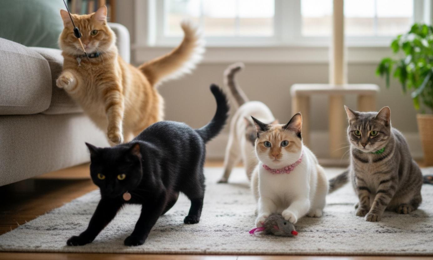 Cats with collars
