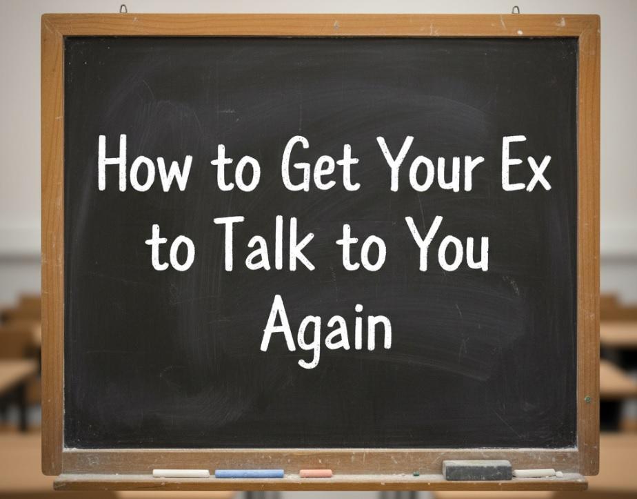 How to Get Your Ex to Talk to You Again